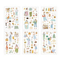 6 Pcs Everyday Journal PET Stickers - Summer Girl