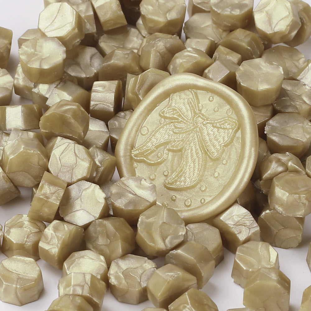 100 PCS Octagon Wax Seal Beads H115