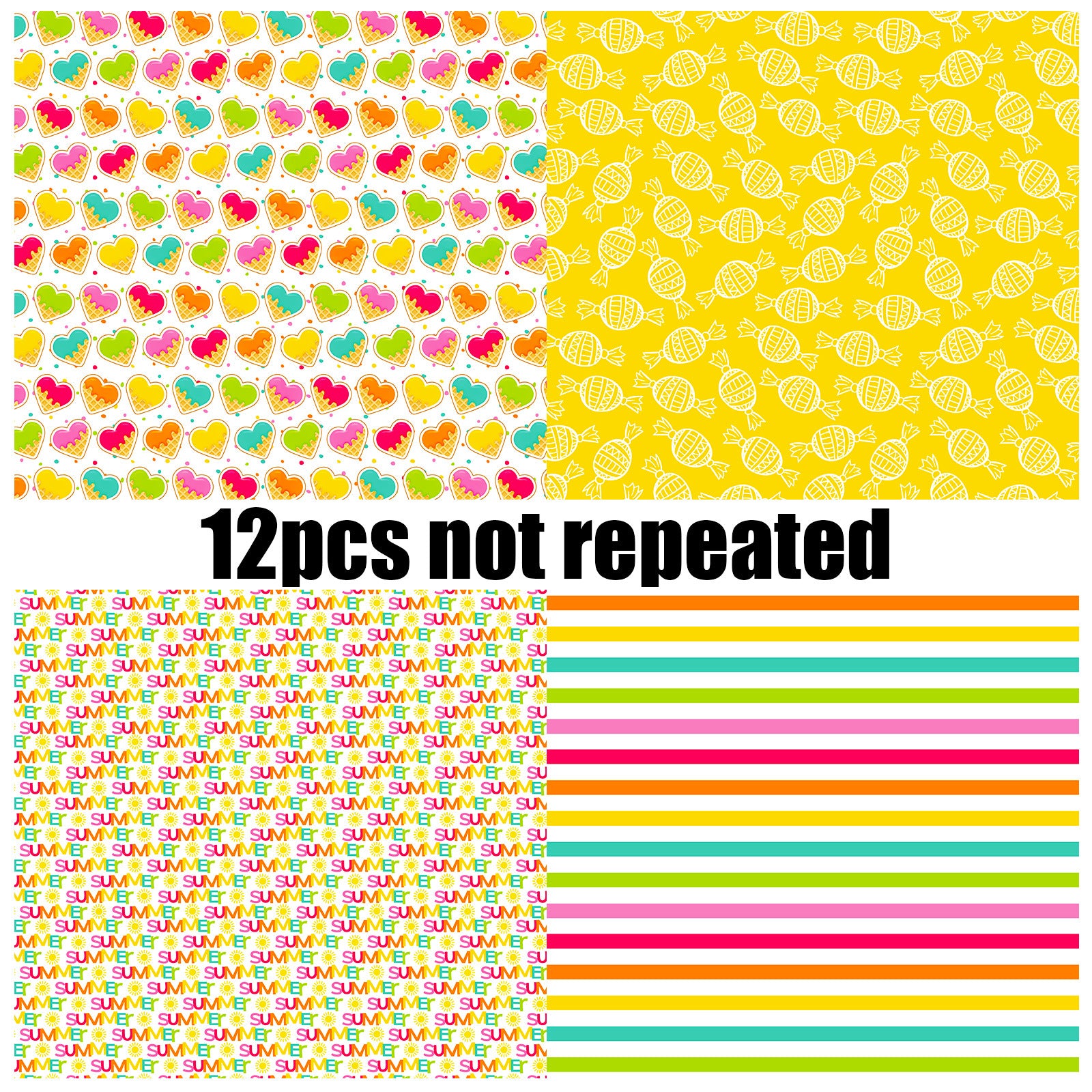 6 inch Summer Scrapbook Paper Pad PA319