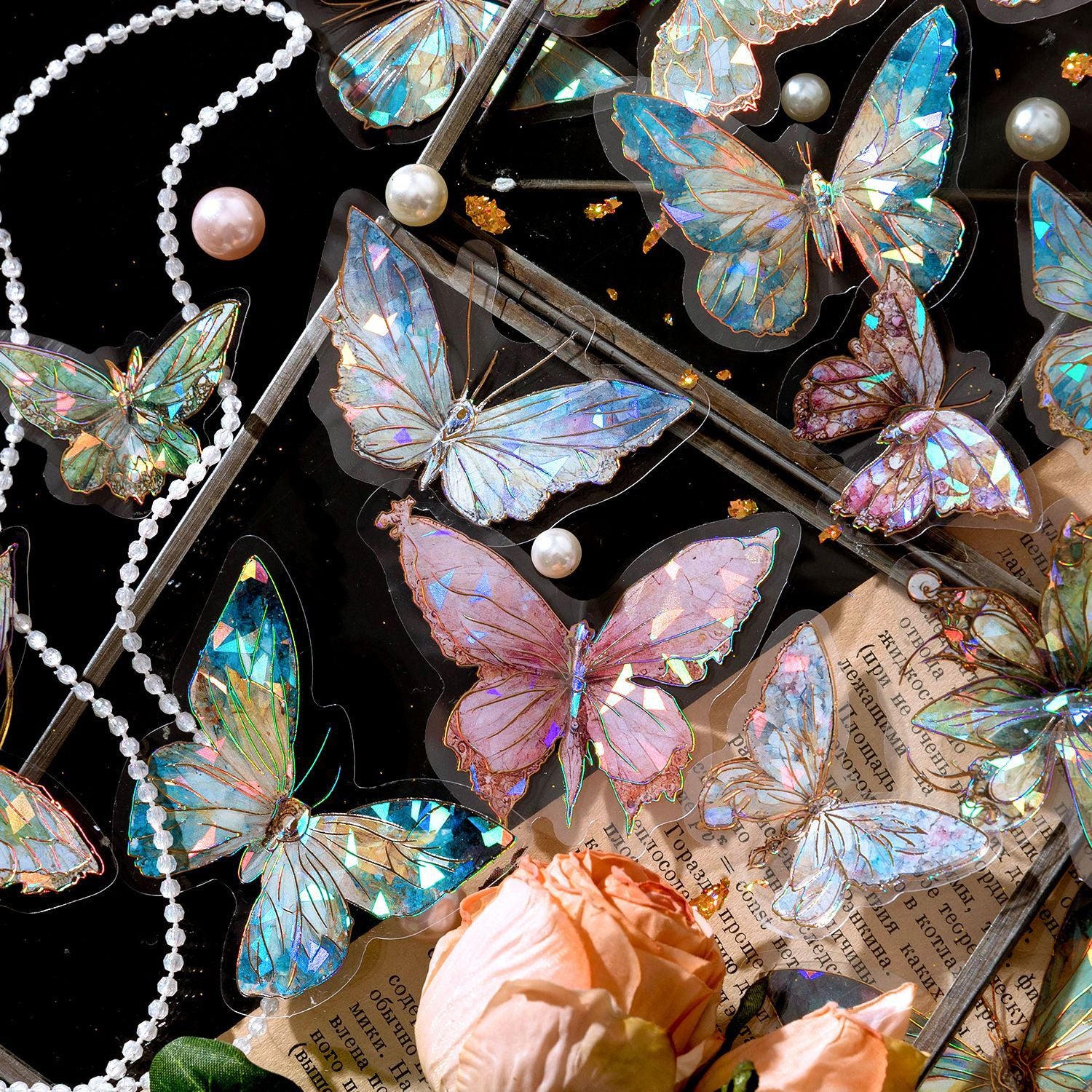Nojie PET Butterfly Stickers BTF10