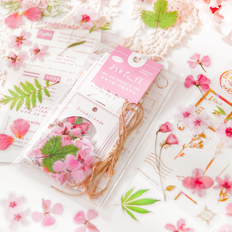 54 Pcs Stickers and Paper Kit YRHX