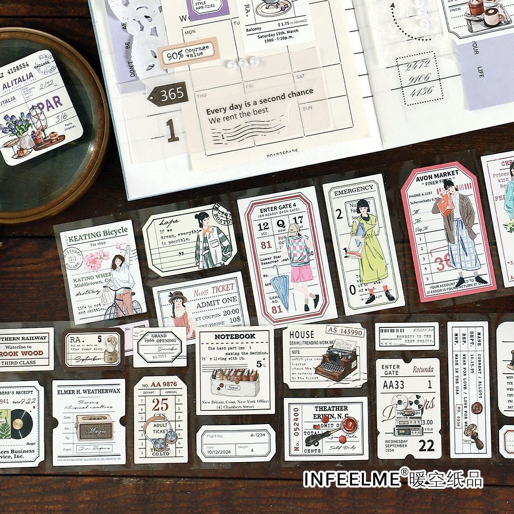 1 Roll Creative Tape Stickers SGGY