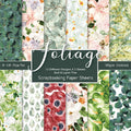 6 inch Leaf Scrapbook Paper Pad SKP609