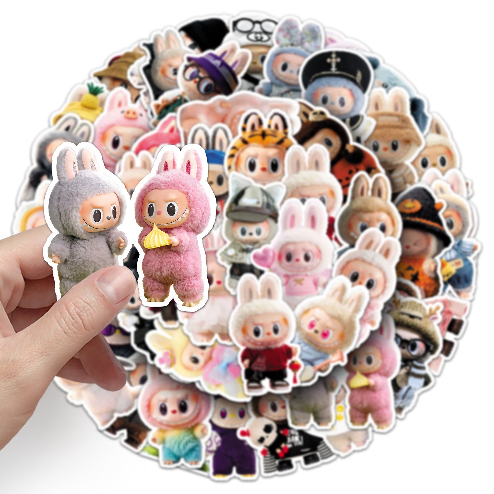50Pcs Playful Monster Friends Vinyl Stickers LBB04