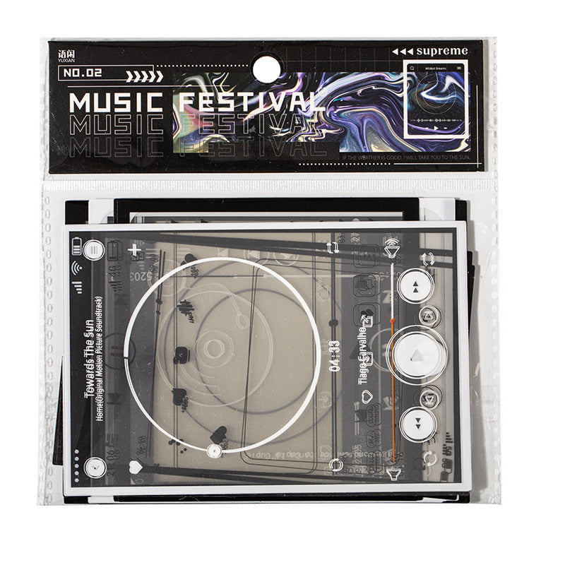 20 Pcs Frame PET Stickers CYFXH