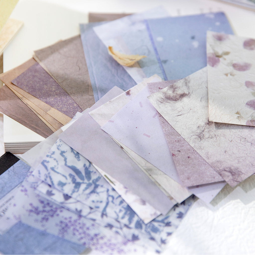 50 Pcs Nature Floral Scrapbook Paper MDRC