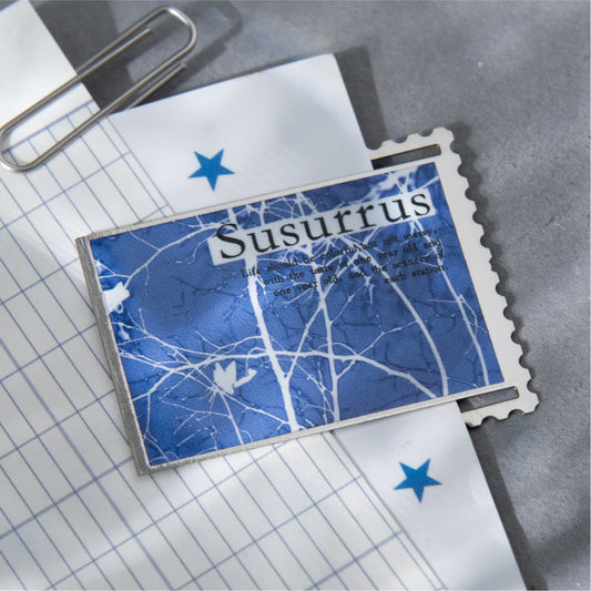 Post Stamp Shaped Metal Bookmark WWJMRM