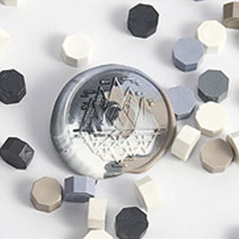 100 PCS Octagon Wax Seal Beads H21