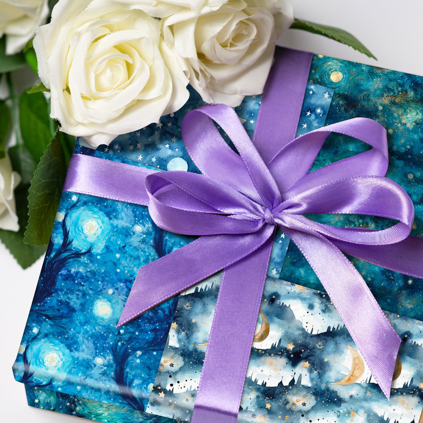 6 inch Moon Night Scrapbook Paper Pad PA308