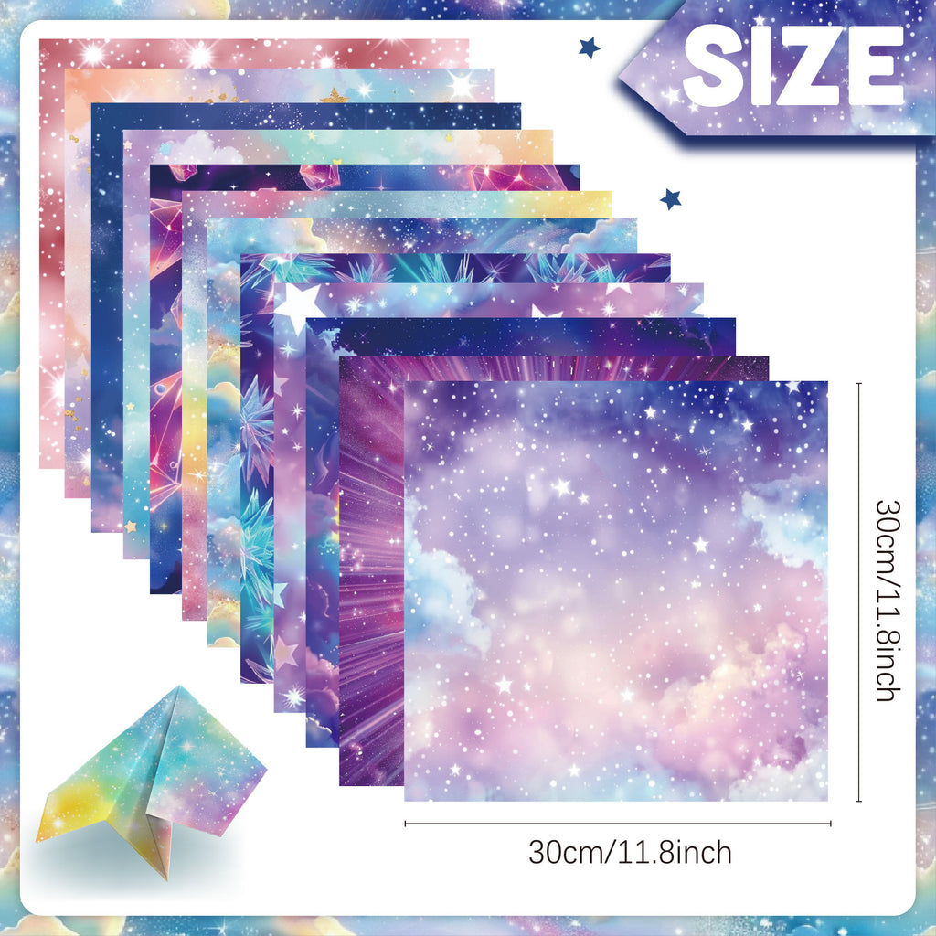 12 inch Fantasy Galaxy Scrapbook Paper Pad PAJ010