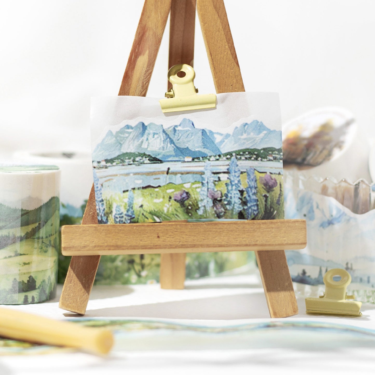 1 Roll Nature Landscape Die Cut Washi Tape LDJZ