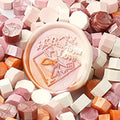 100 PCS Octagon Wax Seal Beads H02