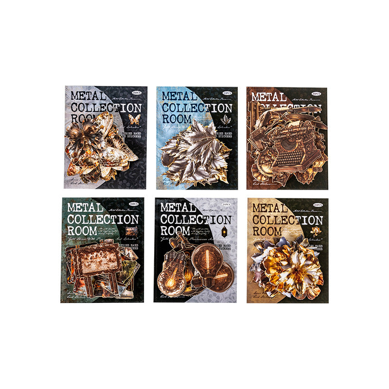 20 Pcs Vintage Metal Art Stickers JSSCS