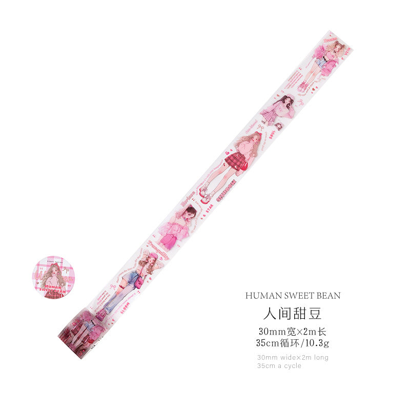 1 Roll Fashion Girl PET Tape XDSK