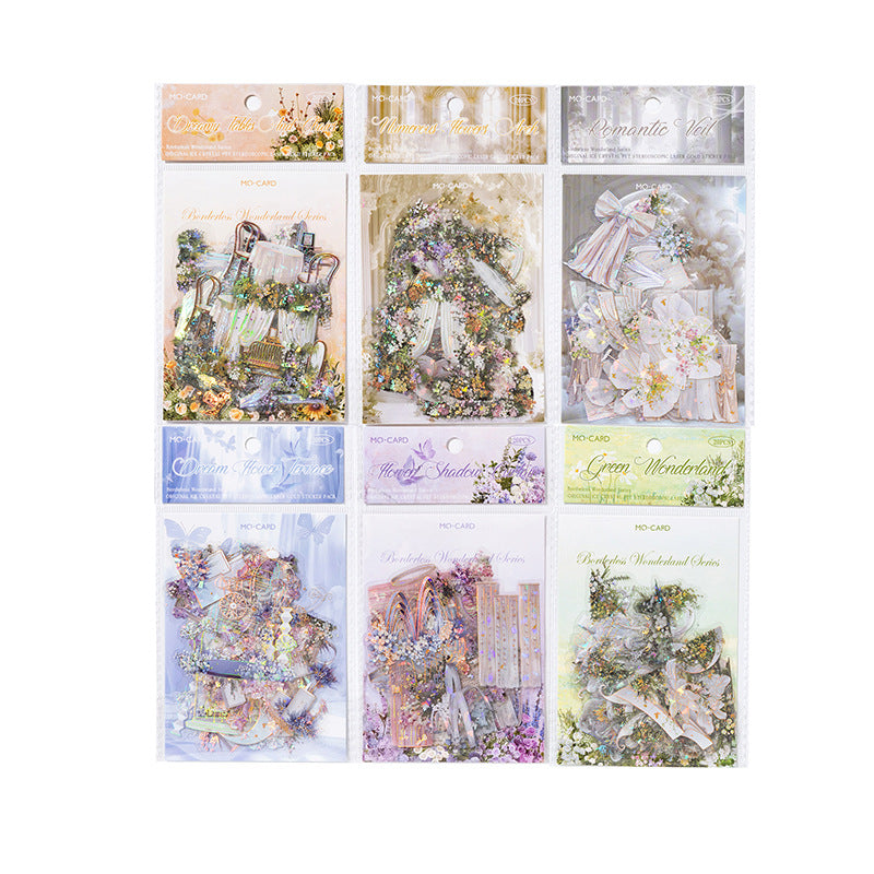 20 Pcs Wedding Decoration Theme PET Stickers WJXJ