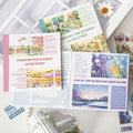 20 Sheets Country Landscape Stickers Book ZXGSLJS