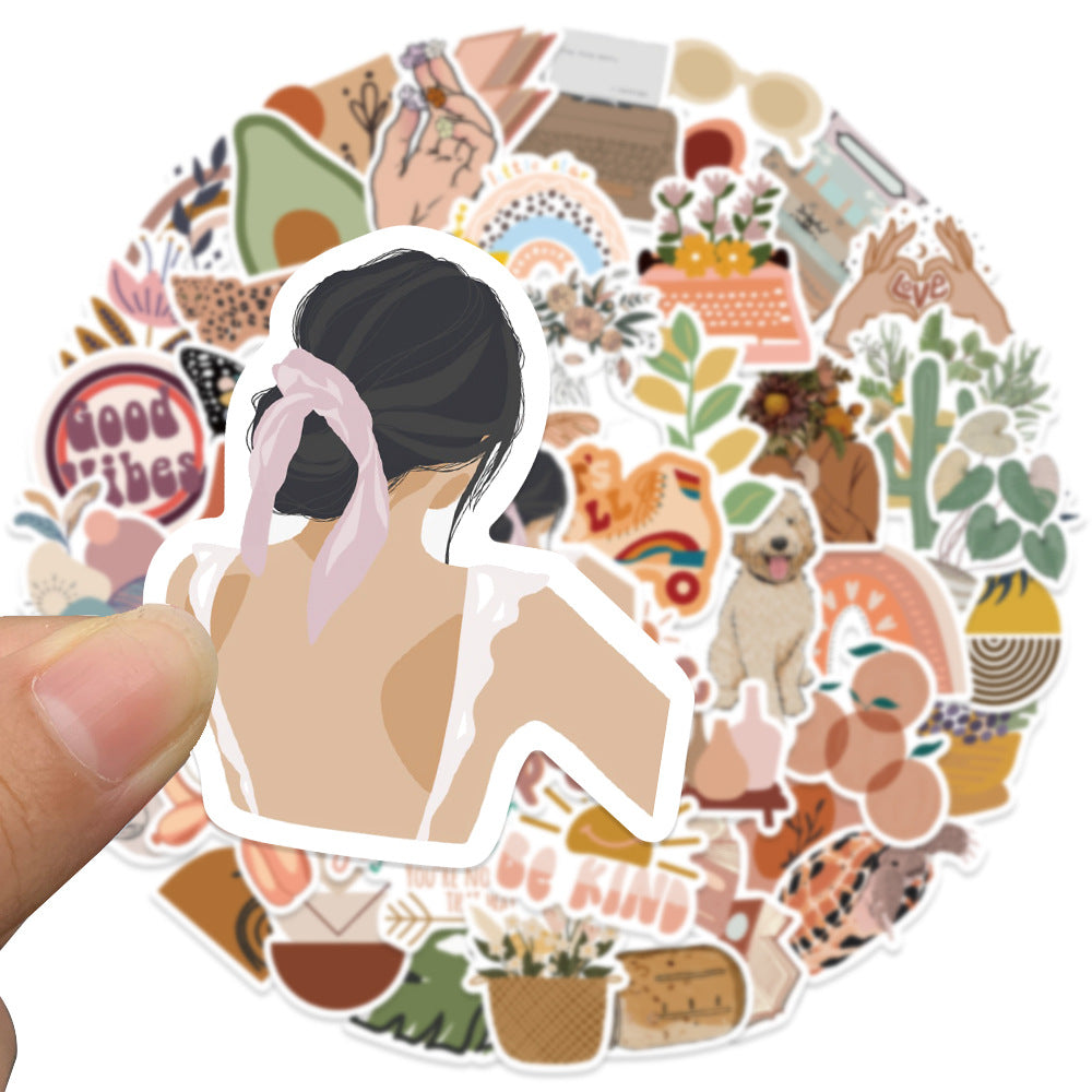 50PCS Boho Waterproof Vinyl Stickers BHO03