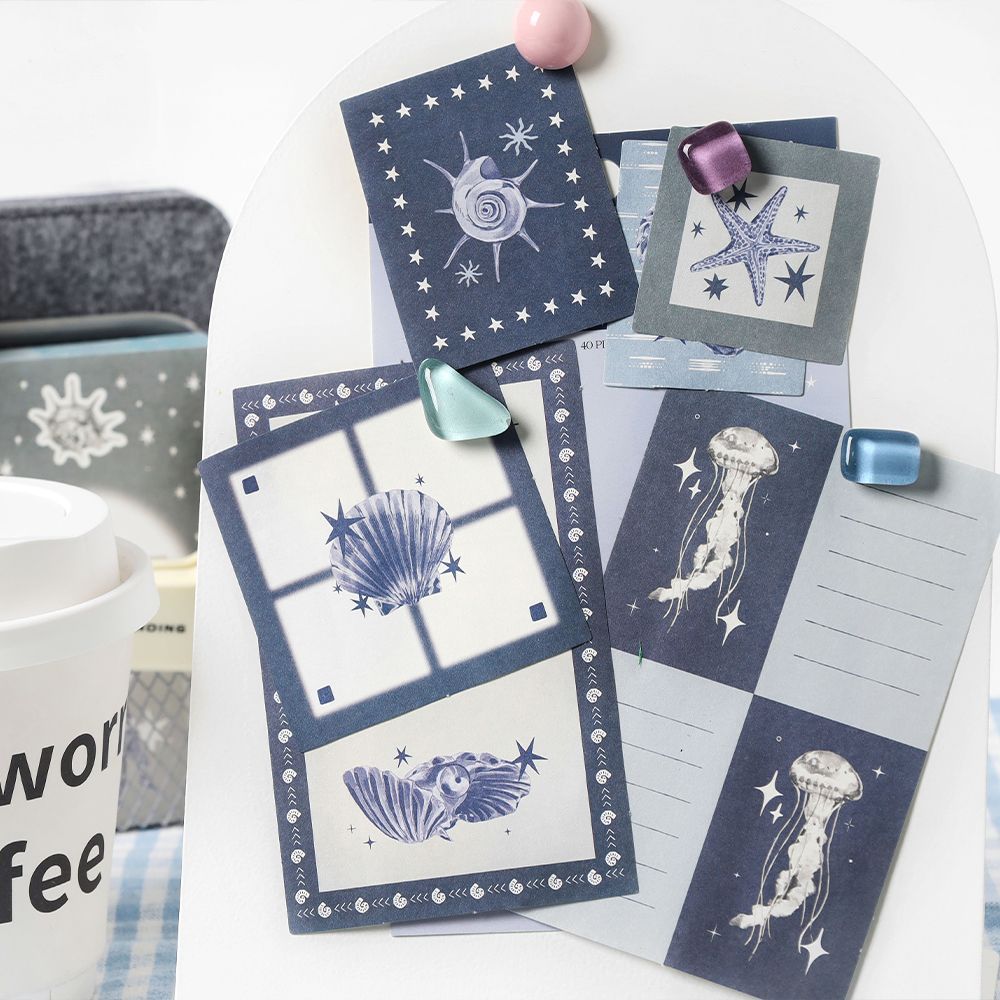 40 Pcs Vintage Scrapbook Paper MJCZ
