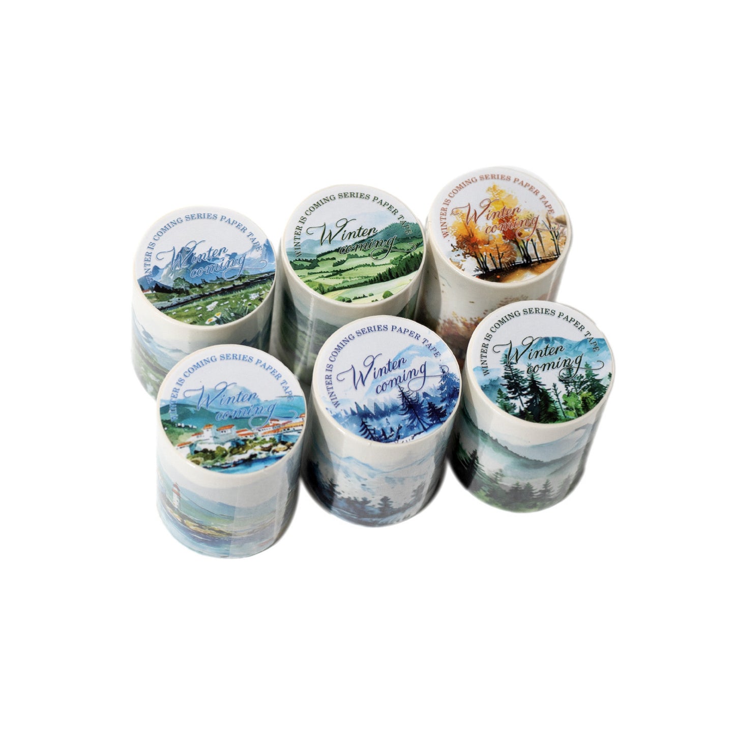 1 Roll Nature Landscape Die Cut Washi Tape LDJZ