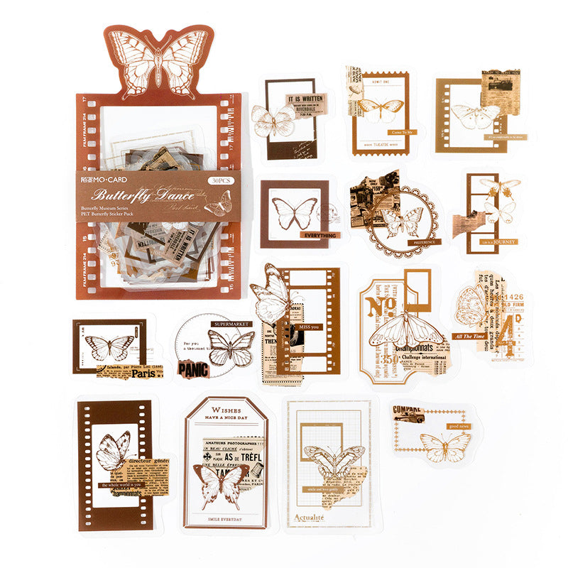 Hudbo PET Butterfly Stickers BTF09