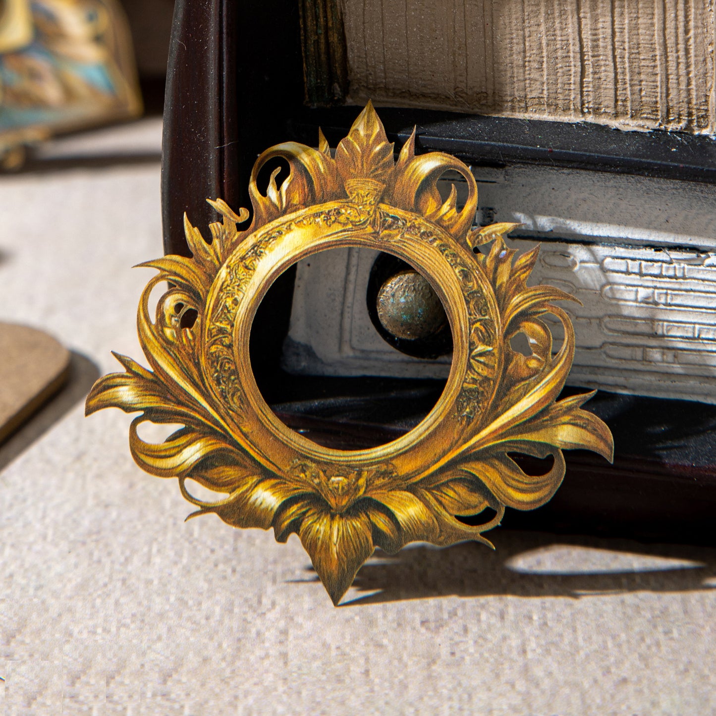 10 Pcs Vintage Frame Cardstock Stickers ZSJWZ