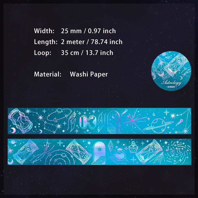 1 Roll Constellation Washi Tape ZGXX
