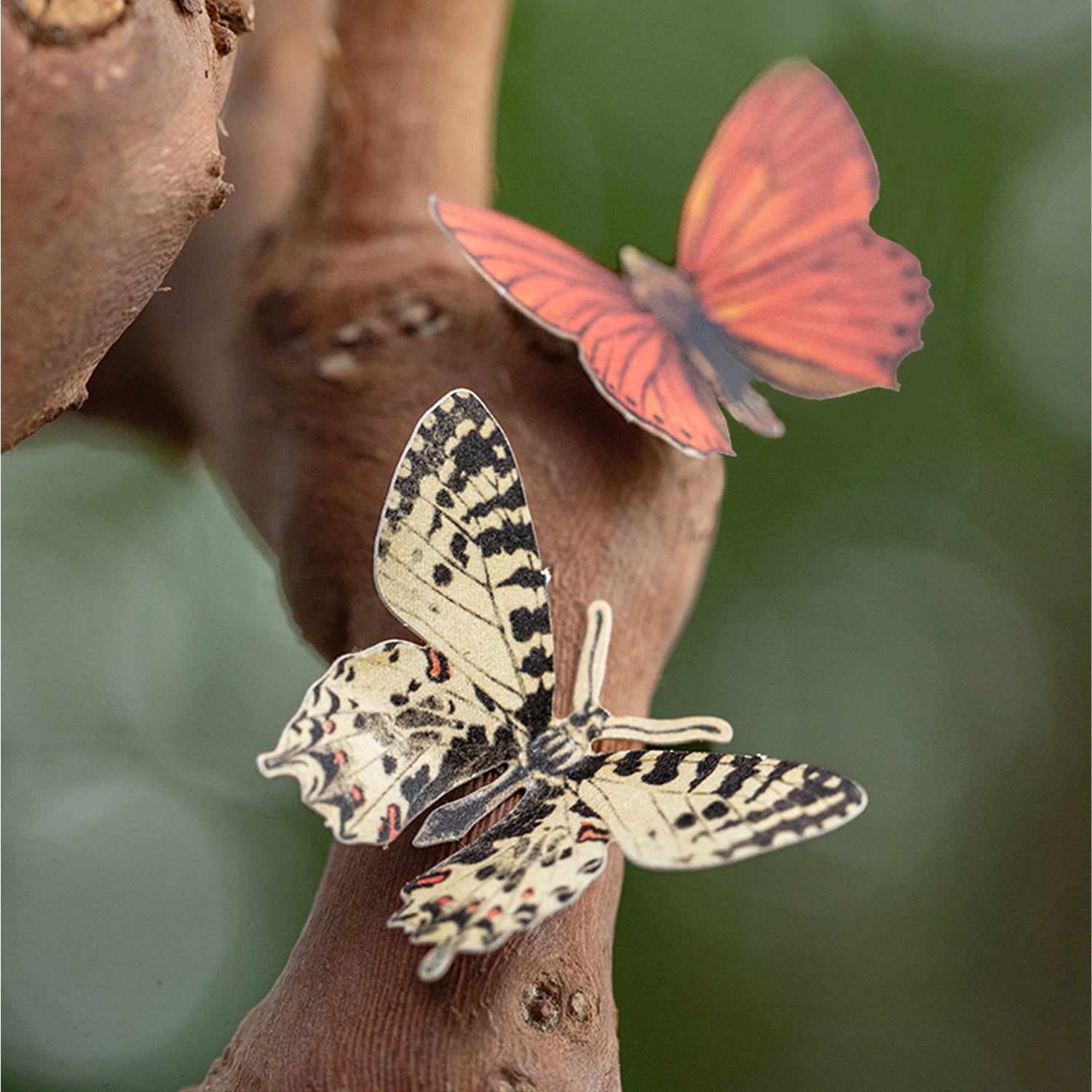 50 Pcs Vintage Butterfly Stickers PJZC