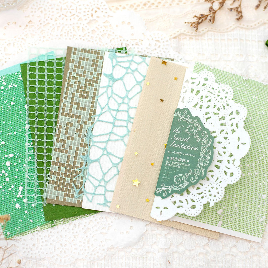 10 Pcs Textured Paper WXQJ