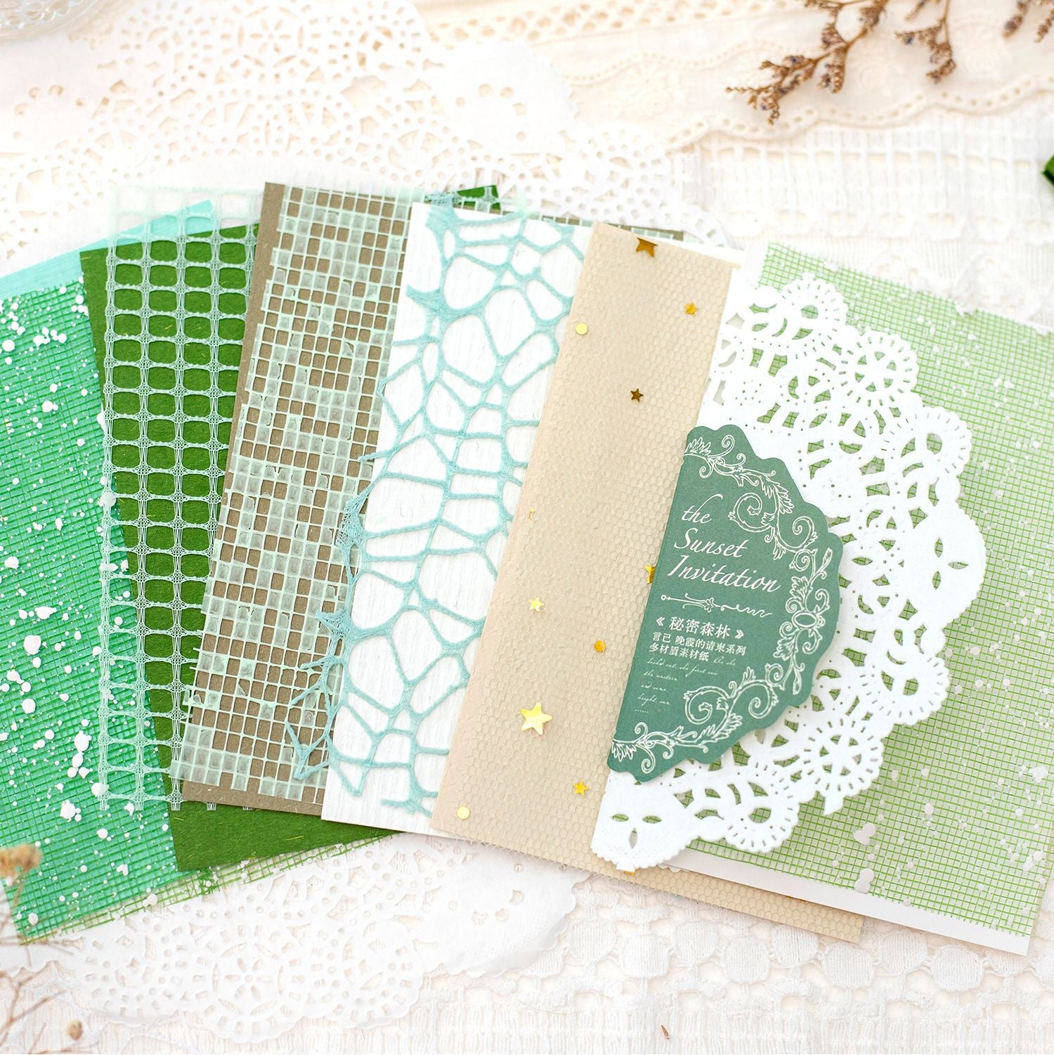 10 Pcs Textured Paper WXQJ