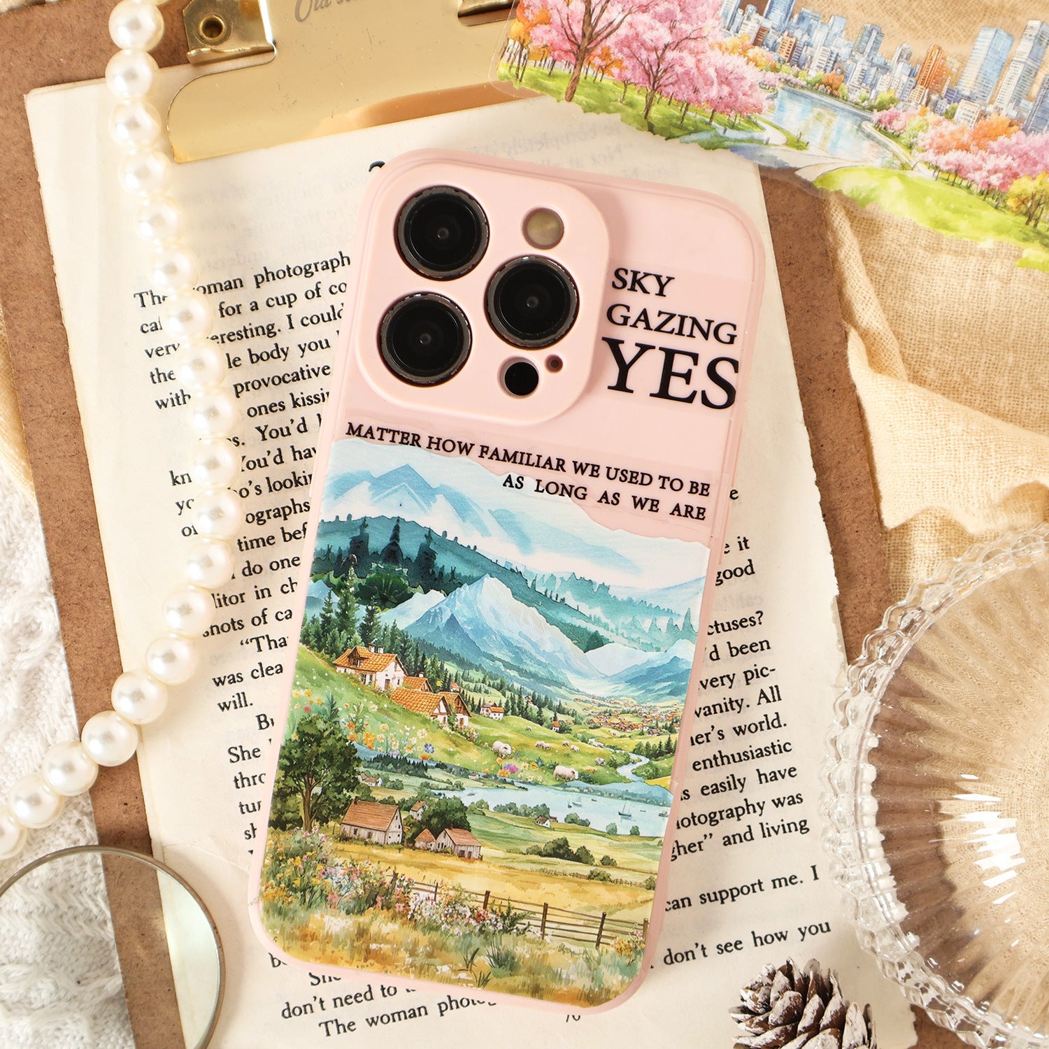 10 Pcs Seasonal Landscape PET Stickers JXJY