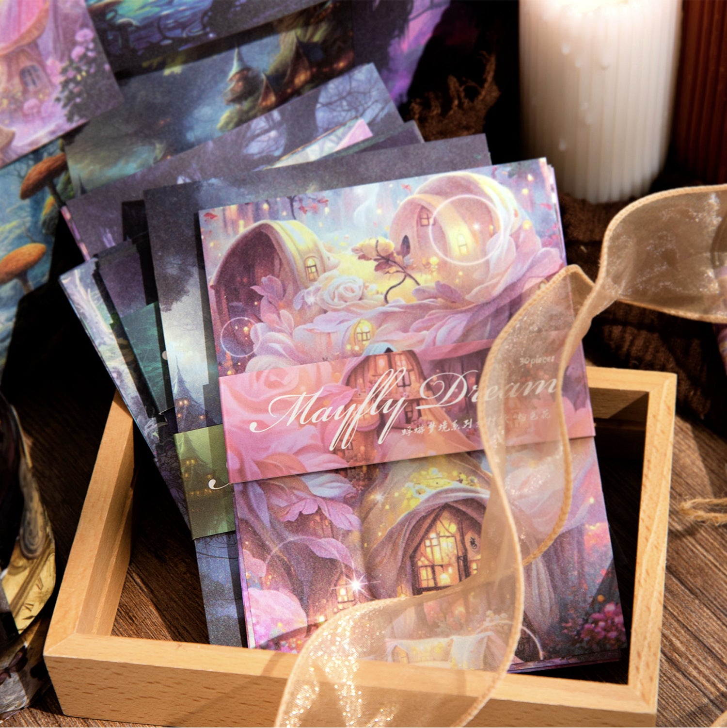 30 Pcs Magic Forest Scrapbook Paper FYMJ