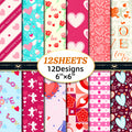 6 inch Valentine's Day Scrapbook Paper Pad PA771
