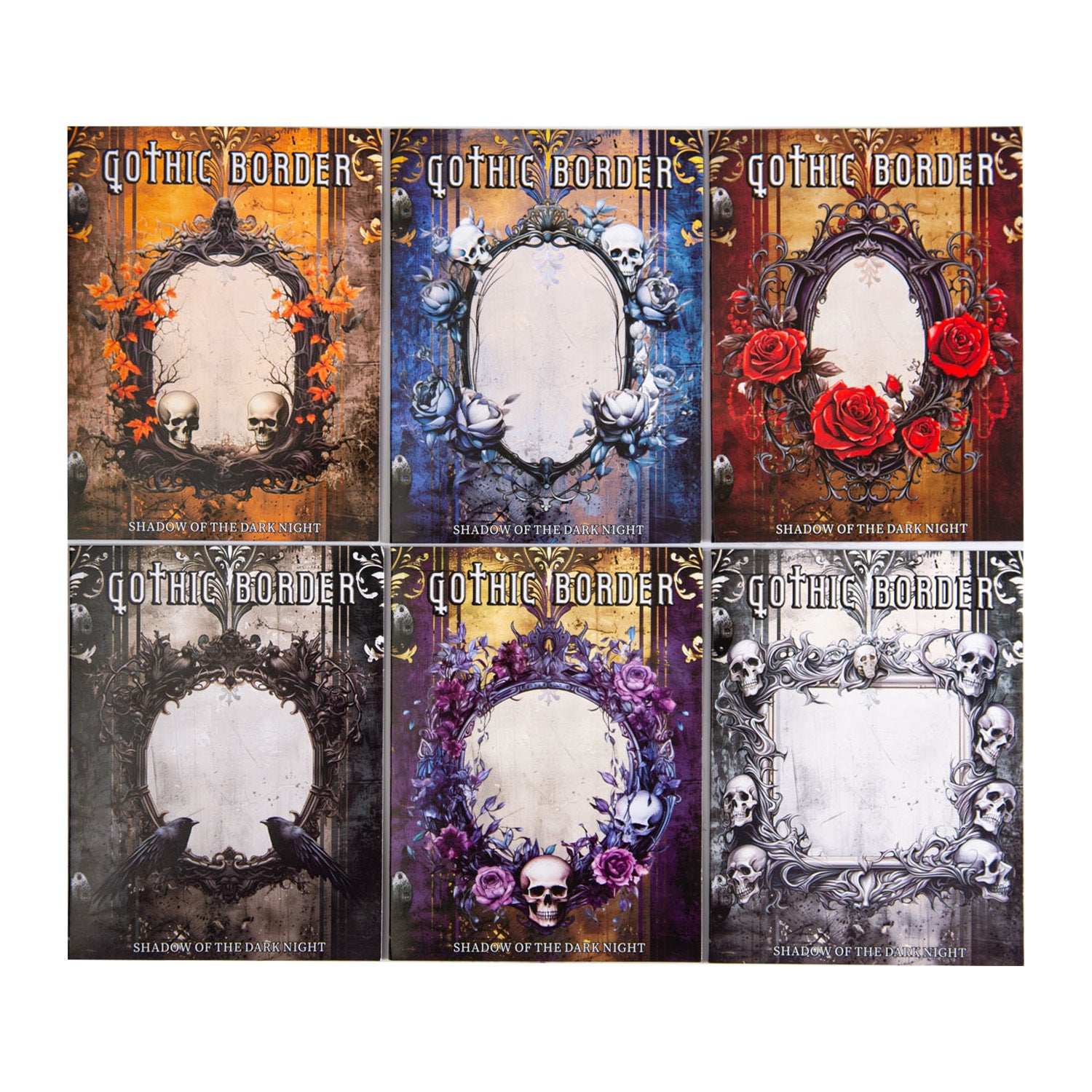 30 Pcs Gothic PET Frame Stickers AYZY