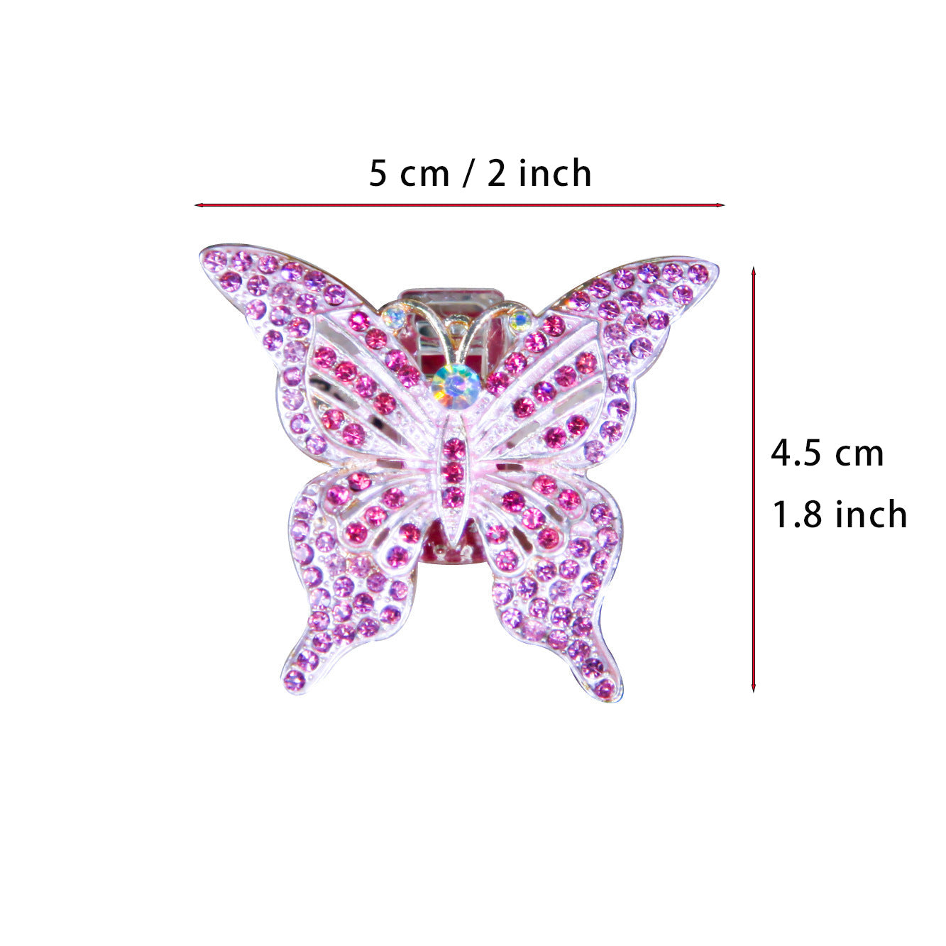 1 Pc Butterfly Notebook Metal Clip DWXL