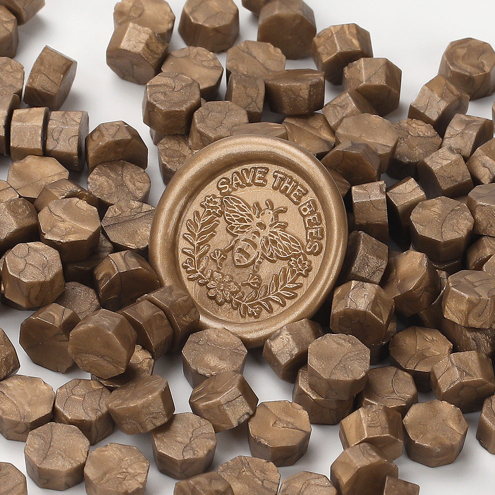 100 PCS Octagon Wax Seal Beads H119