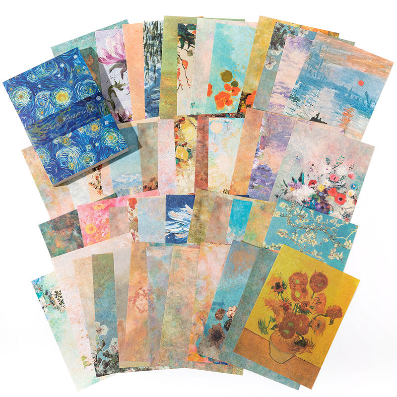 100 Pcs Vintage Aesthetic Journal Paper VAP08