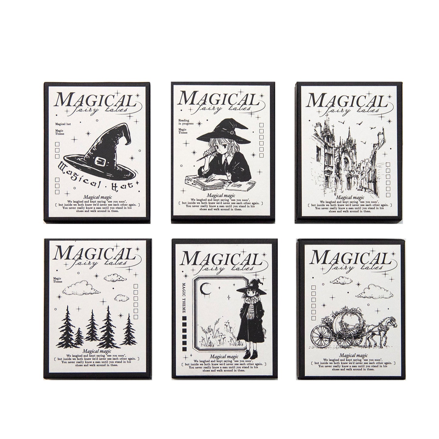 1 Pc Magic Theme Wooden Stamp MFTH