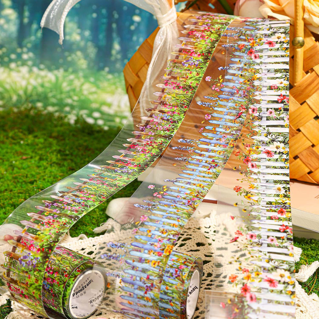1 Roll Garden Fence PET Stickers LBXY