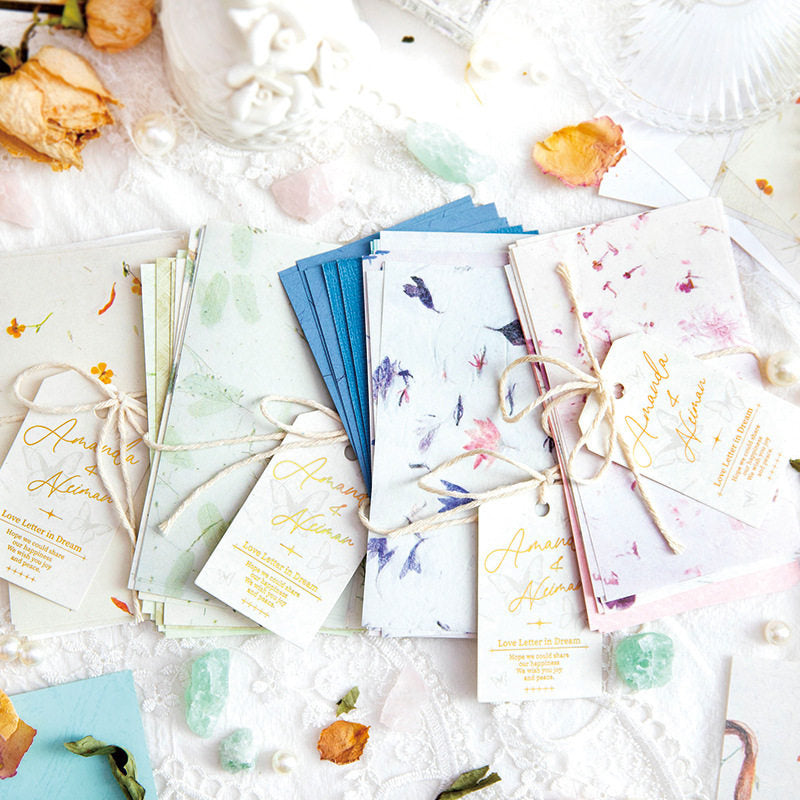 30 Pcs Basic Floral Journal Paper SGNL