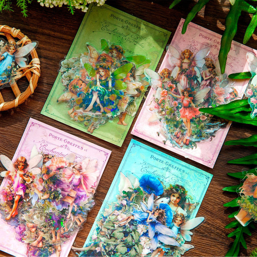 30 Pcs Fairy Tale PET Stickers  MJGL