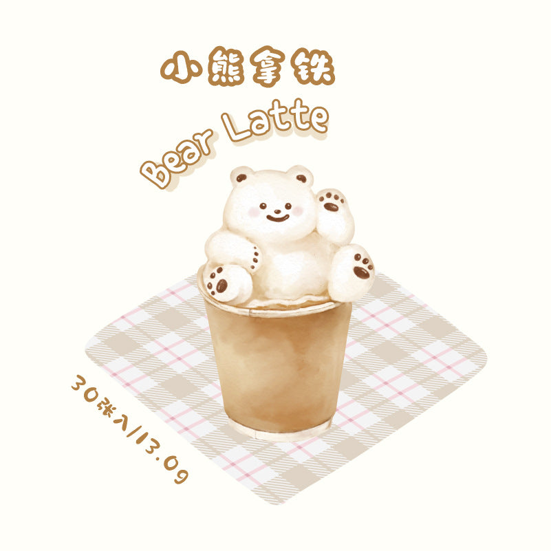 30 Pcs Creative Dessert Notepad TPJSJ