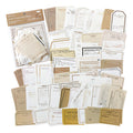 100 Pcs Vintage Antique Ephemera Receipts & Tickets Paper Pack