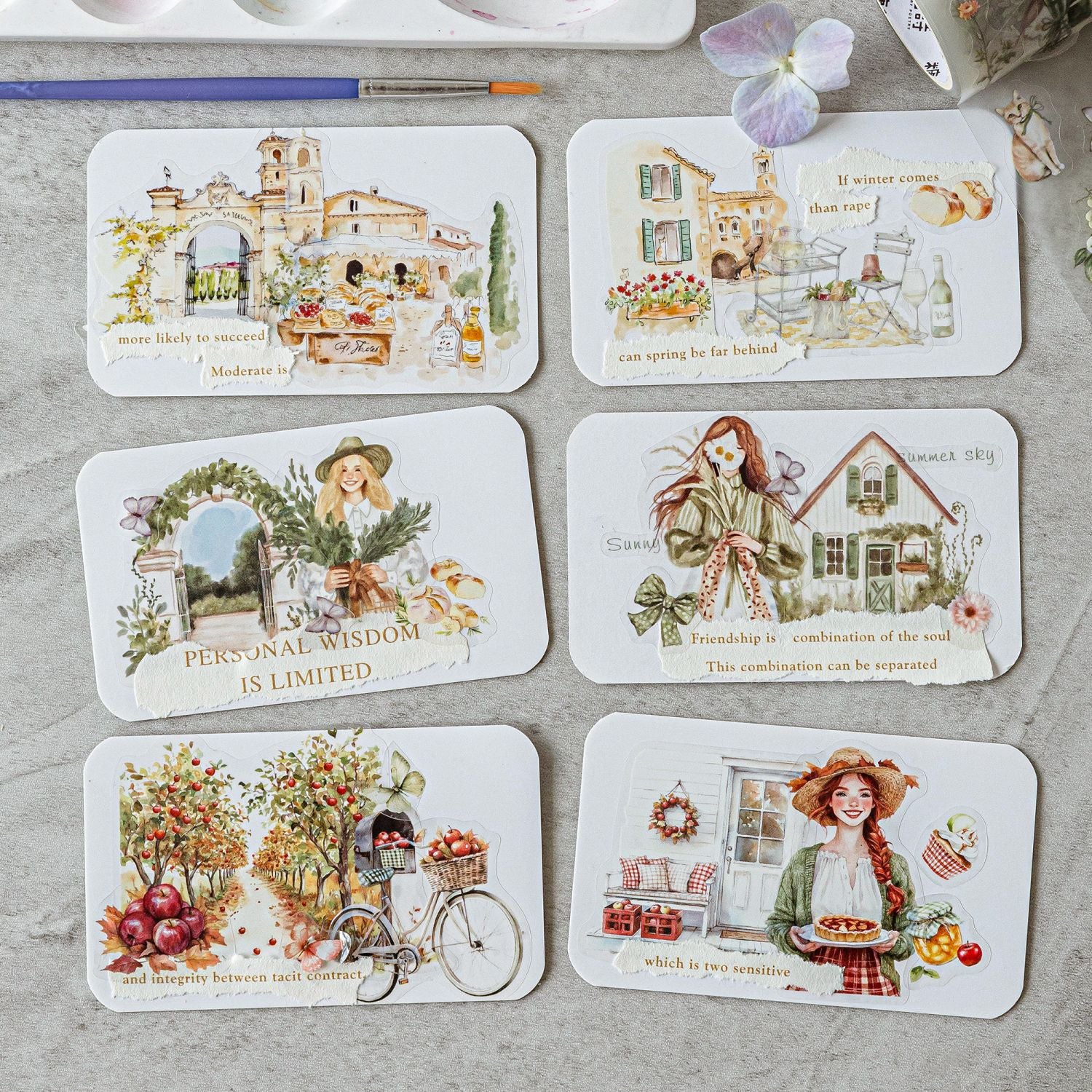 1 Roll Lifestyle PET Stickers Tape DCSG