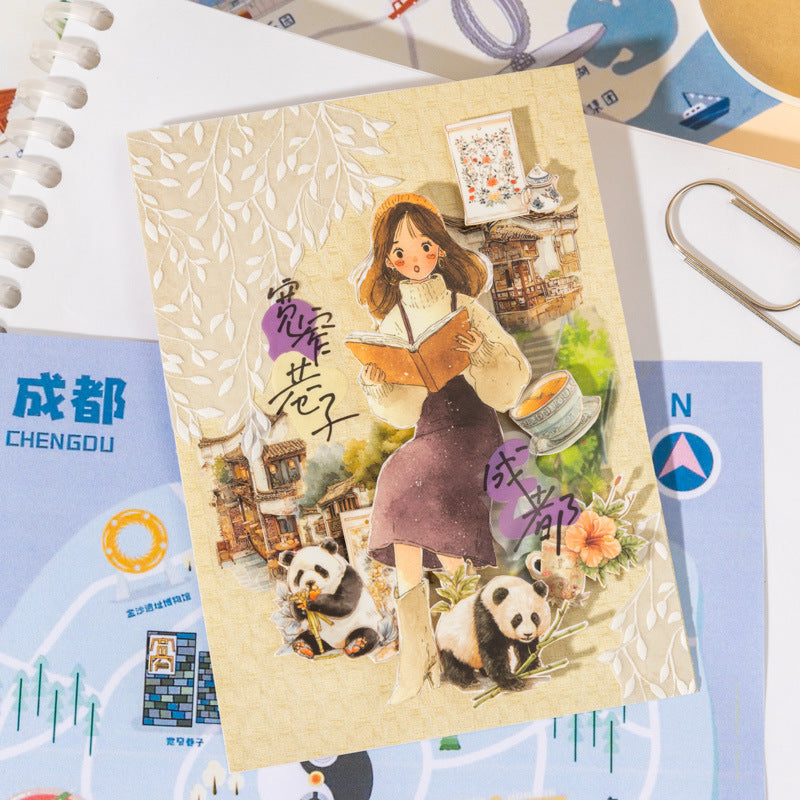 3 Sheets City Girl PET Stickers DAZLS