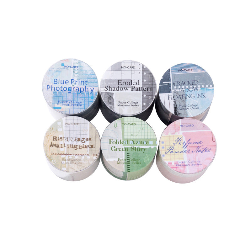 1 Roll Vitnage Collage Stikcers Tape ZJPTG