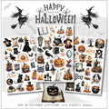 3 Sheets Rub on Stickers - Halloween