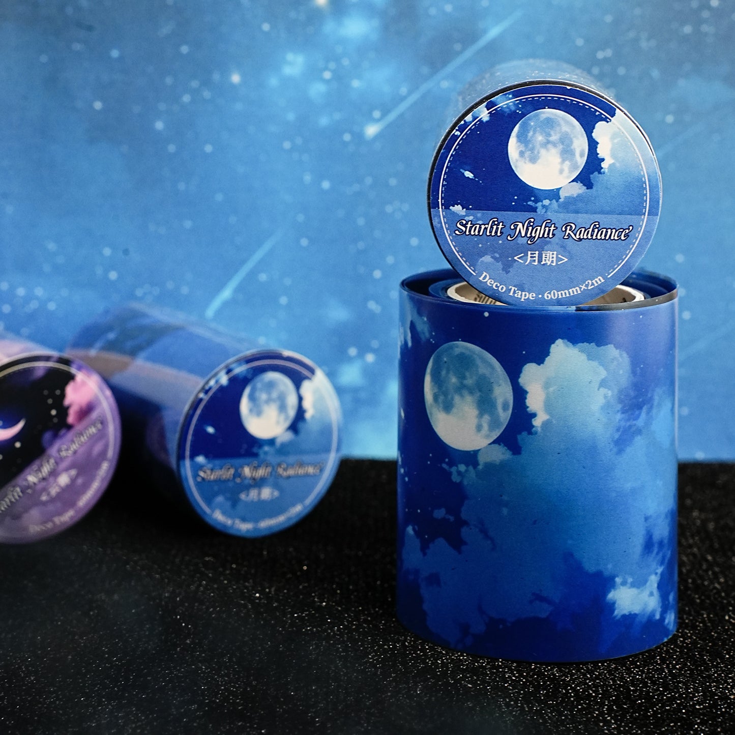 1 Roll Night Sky Cloud Star PET Tape YYXH