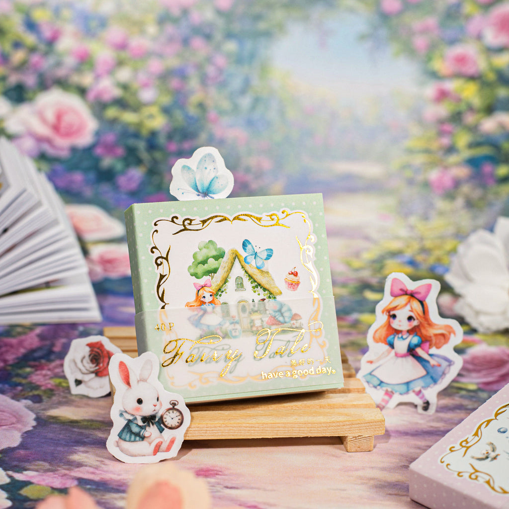 40 Sheets Fairy Theme Washi Stickers Book XGTH