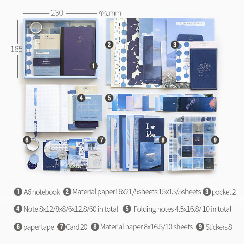 Obujo Scrapbook Supplies Gift Set QXLD