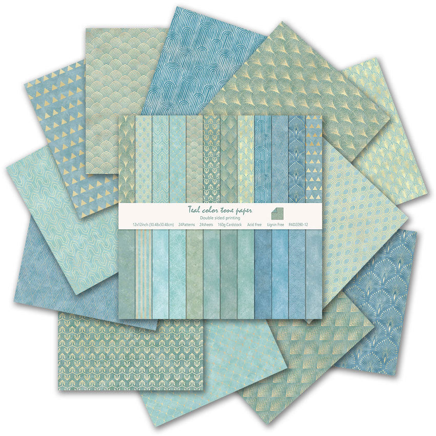 12 inch Scrapbook Paper Pad JYY090